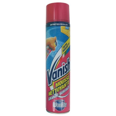 WOOLITE/VANISH TAPIS MOQ.BBE 600ML 835 (Vendu par 1)