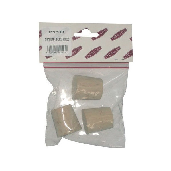 BOUCHONNERIE JOCONDI - Bonde 30mm blister de 3