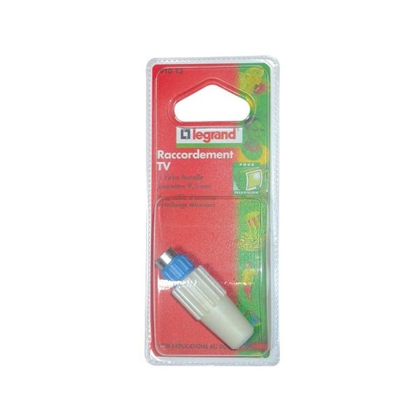 LEGRAND - Fiche TV femelle d.9.52 s/c