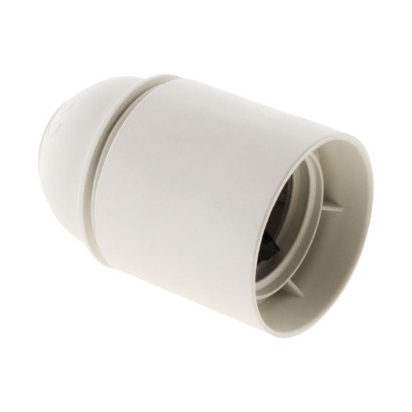 INOTECH - Douille E27 lisse plastique blanc vrac