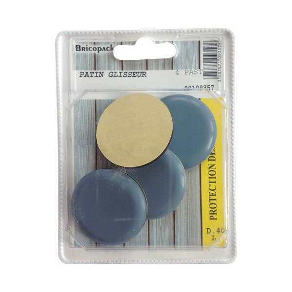 BRICOPACK - Patin glisseur 40mm bl4