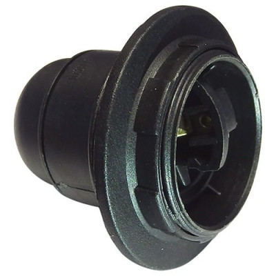 DOUILLE E27 BAGUE NOIR BL