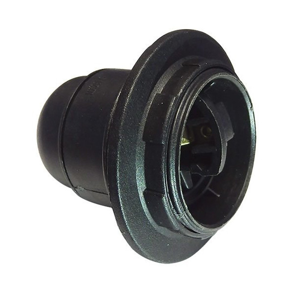 ELECTRALINE - Douille E27   bague pas  noir blister