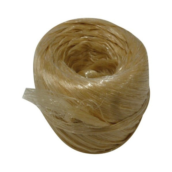 CORDERIE TOURNONAISE - Raphia synthetique beige pelote 100gr 40m env. cavalier