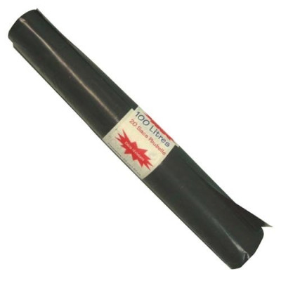 SAC POUBELLE BD100L 40M X20 100PRN0403 (Vendu par 1)