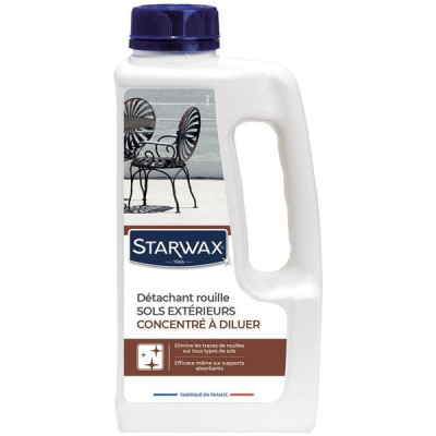 DETACHANT ROUILLE P/SOLS EXT.1L  338 (Vendu par 1)