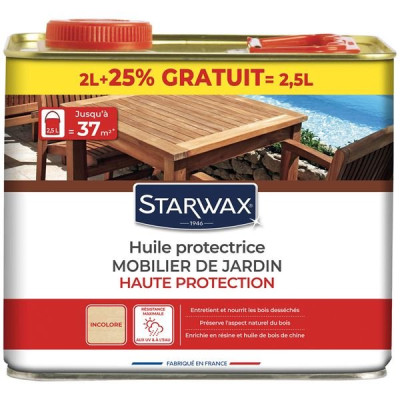 HUILE PROTECTRICE BOIS EXTE.TECK 2L (Vendu par 1)