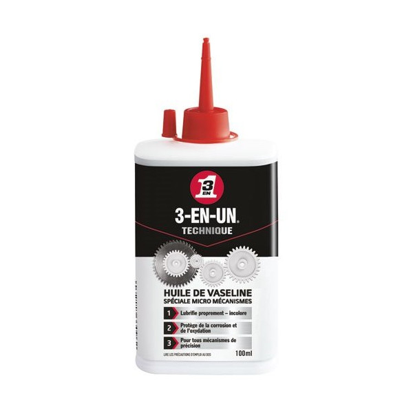 3-EN-UN - Huile vaseline 3en1 burette 100ml