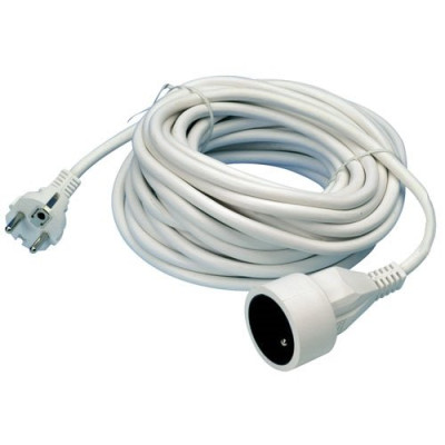 RALLONGE 10M BLANC 3G1.5 (Vendu par 1)