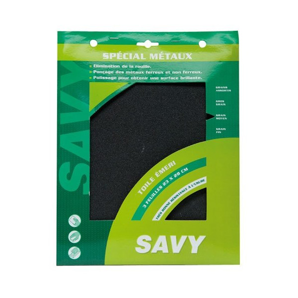 SAVY - Toile émeri moyen par 3 Savy A