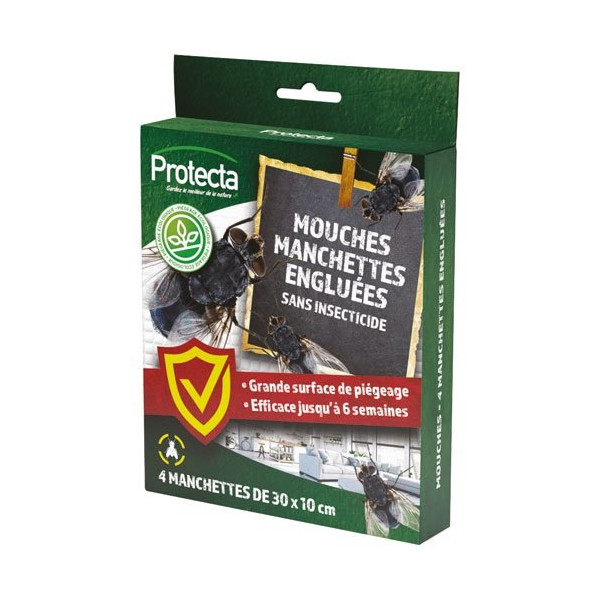 PROTECTA - Manchette anti-mouches - Lot de 4