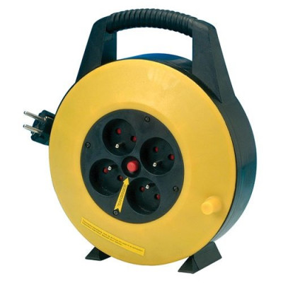 ENROULEUR 10M 3G1.5 4 PRISES PROFILE