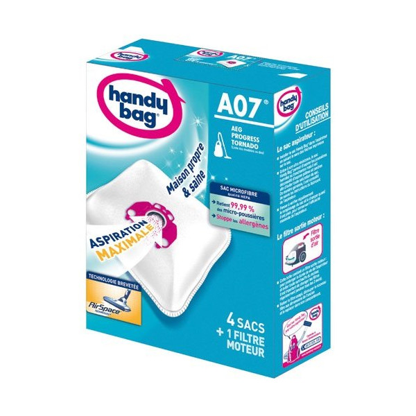 HANDY BAG - Sac aspirateur handy bag non tissé x4 aeg A07