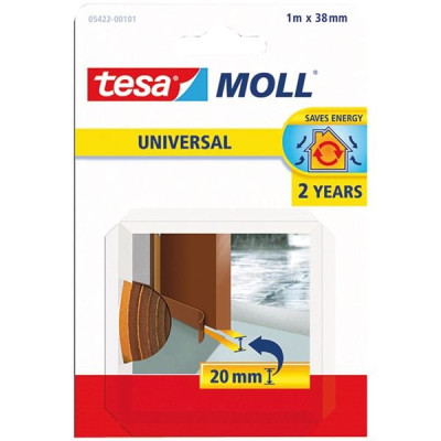 Calfeutrer - Bas de porte mousse PVC brun 1m x 38mm