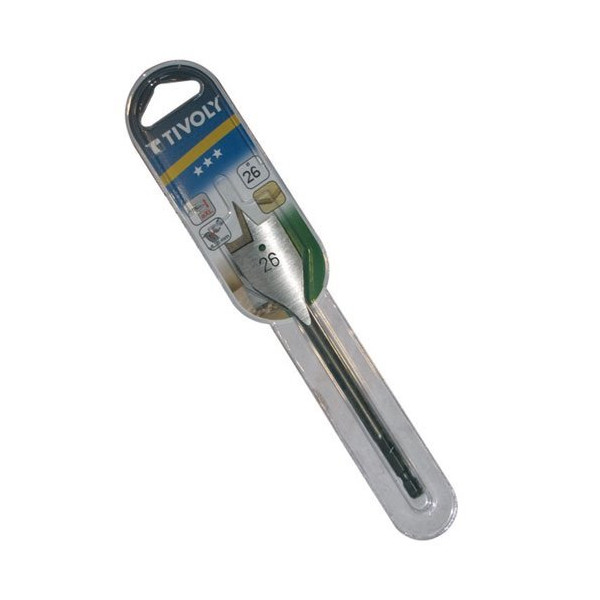 TIVOLY - Mèche bois plate d.26mm blister