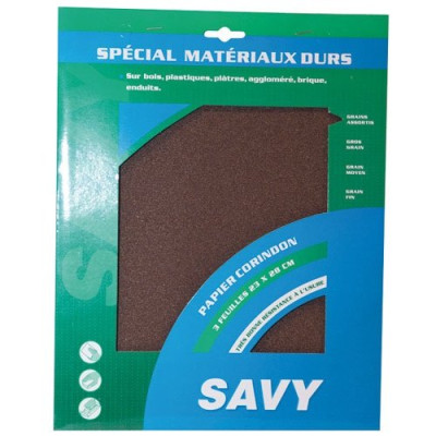 PAPIER CORINDON  ASST X3      A (Vendu par 1)