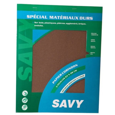 PAPIER CORINDON  FIN X3      A (Vendu par 1)