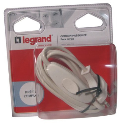 CORDON PREEQUIPE P/LAMPE BL LS