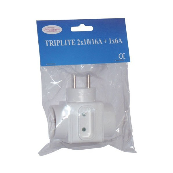SATIPLUGS FRANCE - Triplite 2x16a+1x6a sc