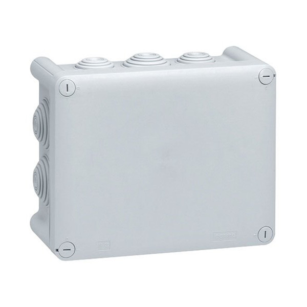 LEGRAND - Boîte dérivation 180x140x86 Plexo gris 10 embouts vrac