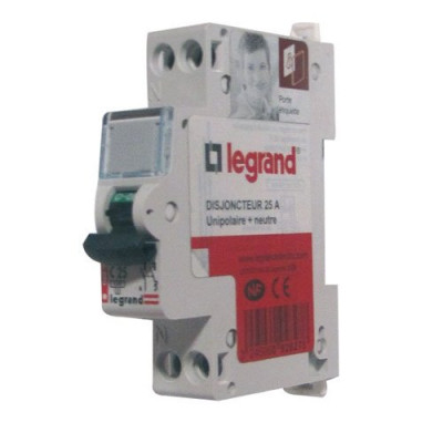 DISJONCTEUR DNX 1P+N 25A   VRAC