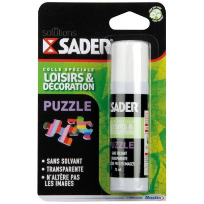 SADER COLLE POUR PUZZLE FLAC.75ML BL. (Vendu par 1)