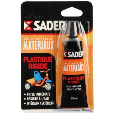 SADER COLLE PLASTIQUE RIGIDE TBE55MLBL (Vendu par 1)