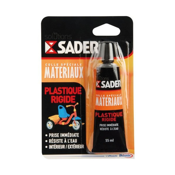 SADER - Sader colle plastique rigide tube 55ml