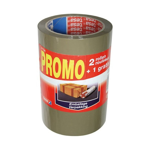 TESA - Promo emballage polypropylène 66mx50mm x2+1 gratuit