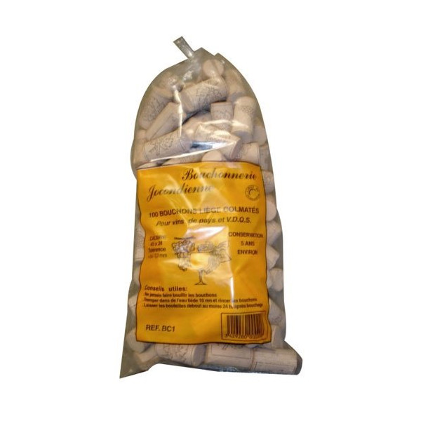 BOUCHONNERIE JOCONDI - Bouchon cylin.45x24colmat.sac100