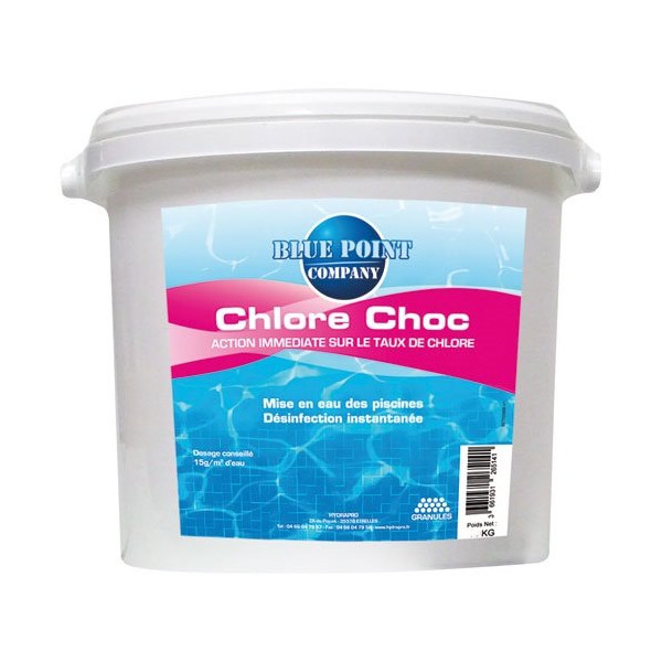 BLUE POINT COMPANY - Chlore choc granulé - 5 Kg