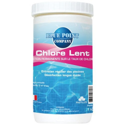 CHLORE LENT 1KG GALETS DE 250G (Vendu par 1)