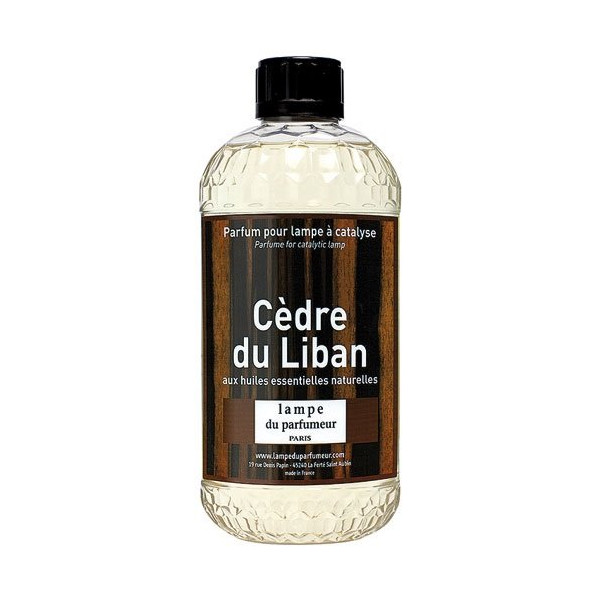 LAMPE DU PARFUMEUR - Recharge pour lampe 500 ml cèdre du Liban