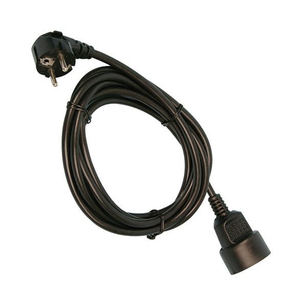 PROFILE  - Rallonge 5m noir 3G1.5