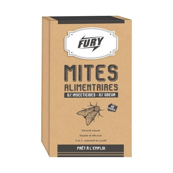 FURY - Piège à mites alimentaires x2
