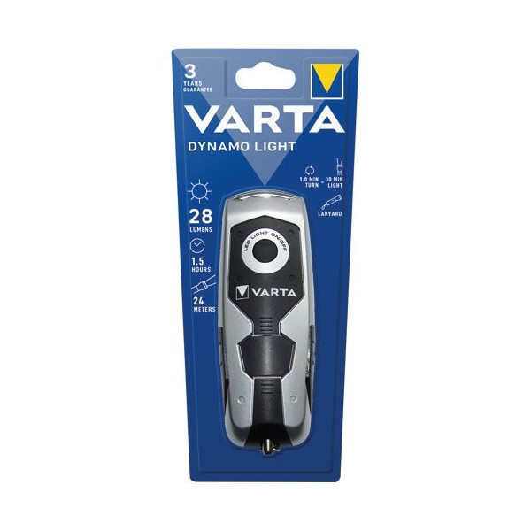 VARTA - Torche dynamo light LED accu Li/Ion 120mAh blister