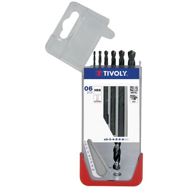 TIVOLY - Forets métaux A11 coffret de 6p.