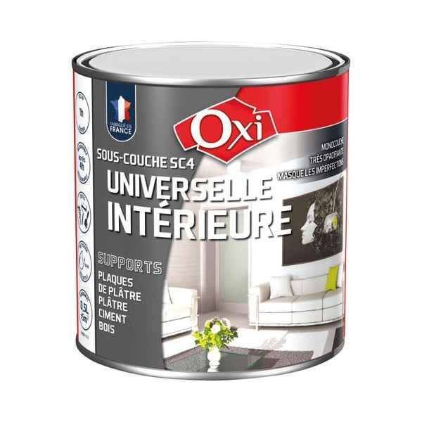 OXI - Sous couche univers.int.500ml blanc