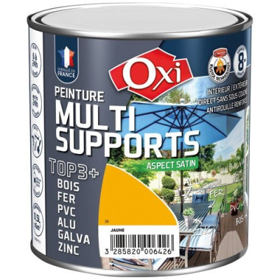 PEINTURE TOP 3METAUX BOIS 500ML JAUN.S (Vendu par 1)
