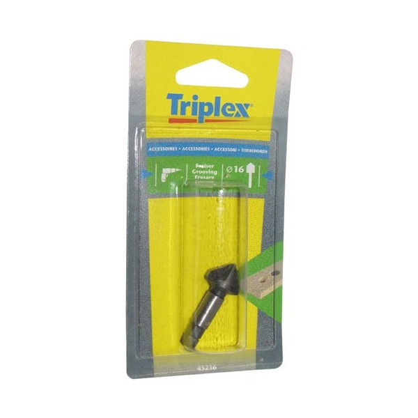 TIVOLY - Fraise encastrement d.16mm triplex