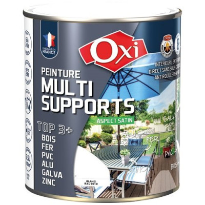 PEINTURE TOP 3METAUX BOIS 2.5L BLANC