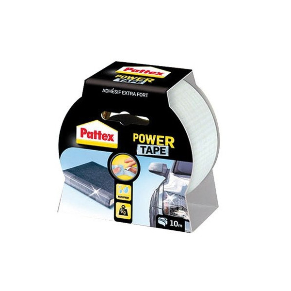 PATTEX - PATTEX Adhésif Réparation Power Tape Invisible Etui 10m - 50mm