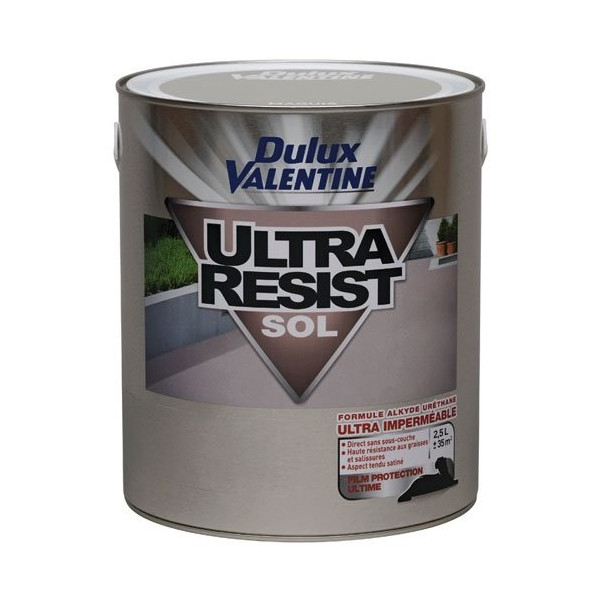 DULUX VALENTINE - Val.sols ultra résist.2.5l gris orly