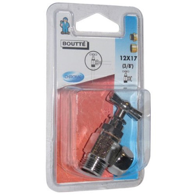 ROBINET CHASSE 12X17 CHROME EQ.   SC (Vendu par 1)