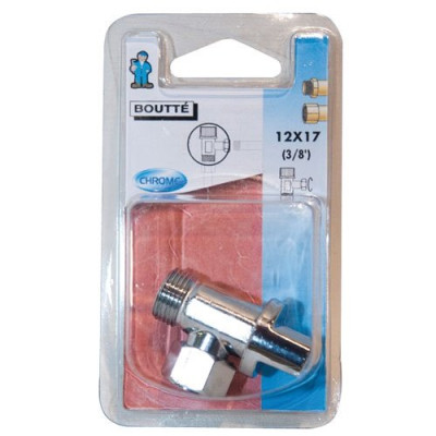 ROBINET CHASSE 12X17 1/4T CHROM.EQ. SC (Vendu par 1)