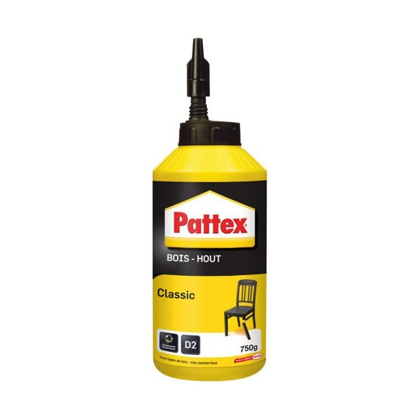 PATTEX - Pattex colle à bois - classic - intérieur - biberon 750g