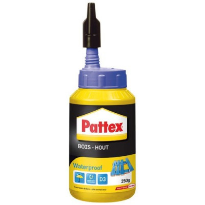 PATTEX BOIS WATERPROOF BOUTEILLE 250G (Vendu par 1)