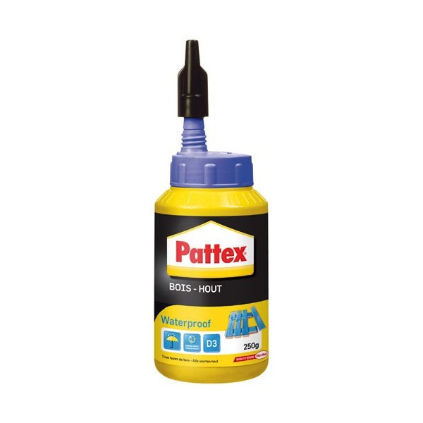 PATTEX - Pattex colle à bois waterproof biberon 250g
