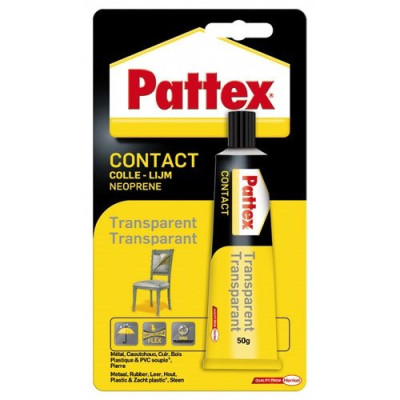 PATTEX CONTACT TRANSPARENTE 50G S/BLIS (Vendu par 1)