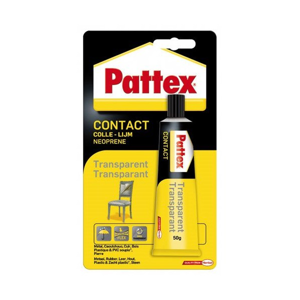 PATTEX - Pattex colle contact transparente blister 50g